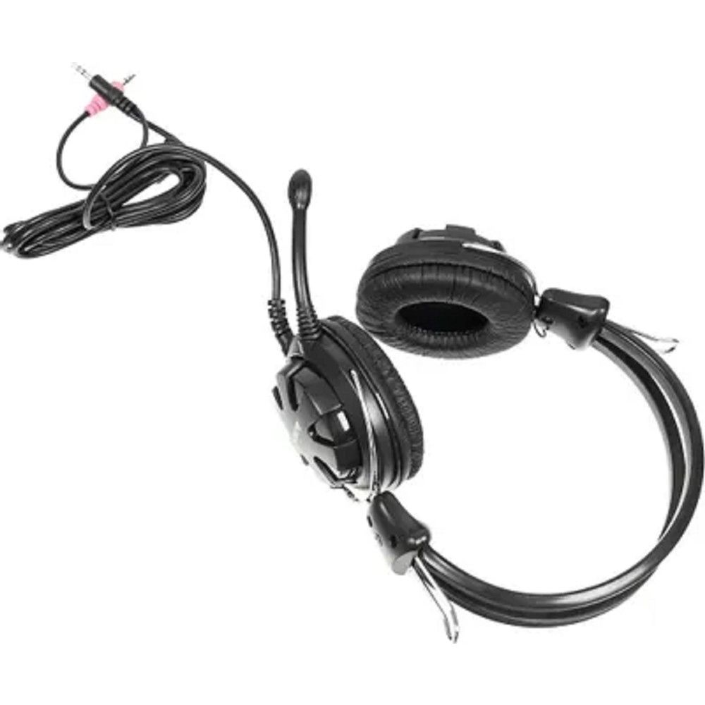 A4Tech HS-28 черный 1.8м мониторы оголовье (HS-28 (BLACK)) [567947]