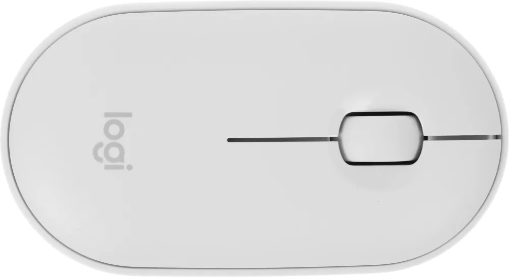 Мышь Logitech Pebble M350 белый оптическая 1000dpi silent беспров. BT/Radio USB для ноутбука 3but (910-005541)
