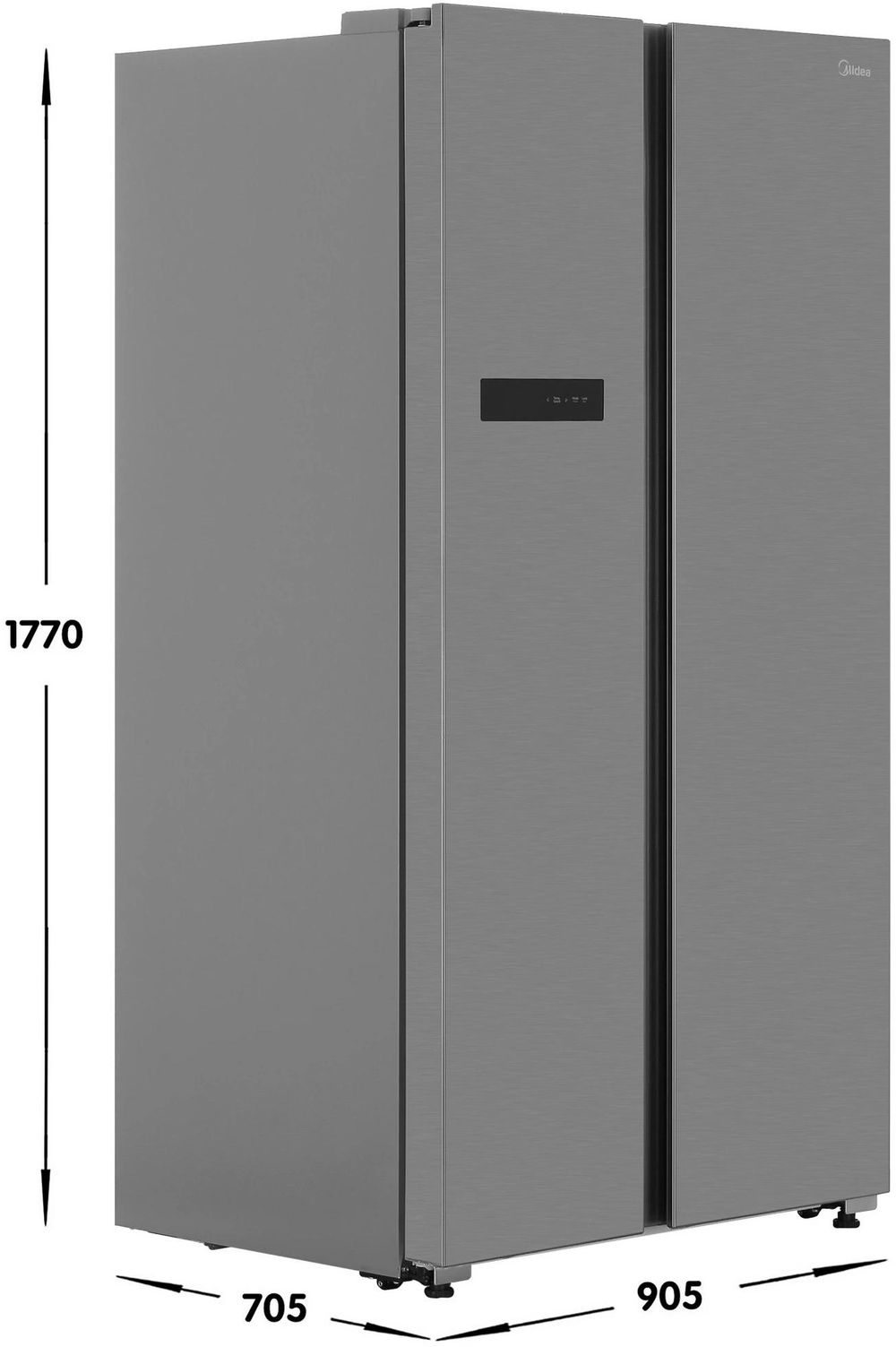 Холодильник Midea MDRS791MIE02 2-хкамерн. нержавеющая сталь инвертер