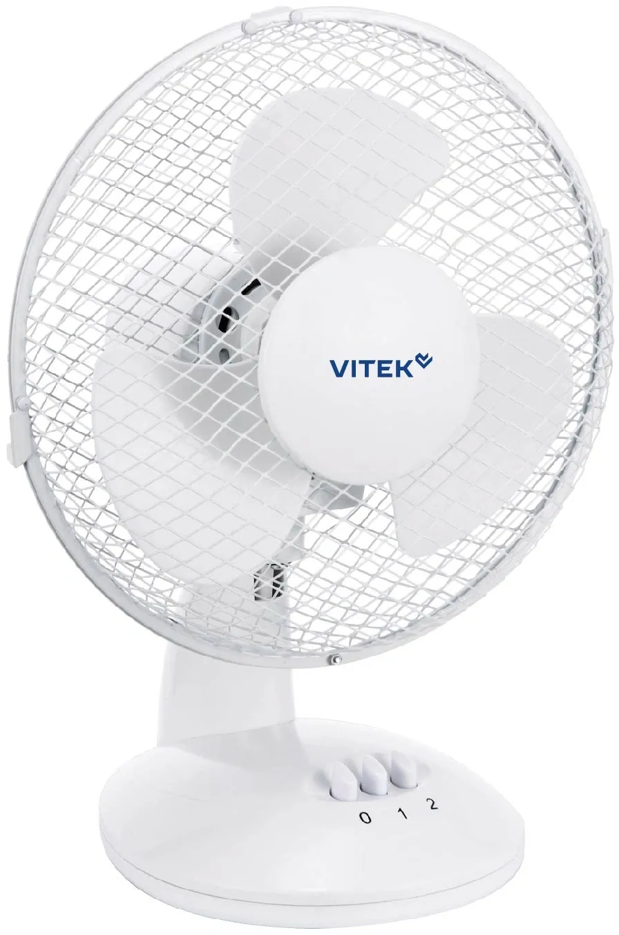Вентилятор настольный Vitek VTF-0910 22Вт скоростей:3 белый