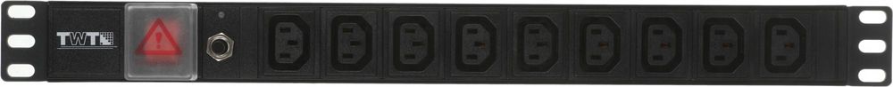 Блок распределения питания Lanmaster TWT-PDU19-10A9C3 гор.размещ. 9xC13 базовые 10A без вилки