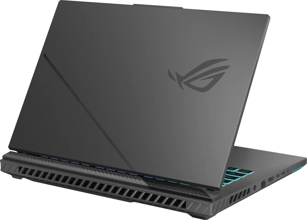 Ноутбук/ ASUS ROG Strix G16 G614PW-TS133 16"(2560x1600 IPS (матовый))/AMD Ryzen 9 8940HX(4Ghz)/32768Mb/1024PCISSDGb/noDVD/Ext:NVIDIA GeForce RTX 5080(16384Mb)/Cam/BT/WiFi/90WHr/war 1y/2.55kg/Eclipse Gray/DOS