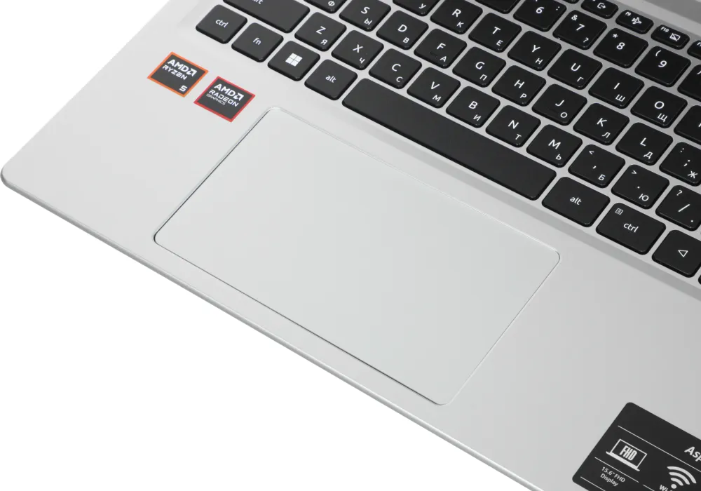 Ноутбук/ ACER Aspire Lite AL15-21P-R0R4 15.6"(1920x1080 (non-glare) IPS)/AMD Ryzen 5 40/ 8192Mb/ 512PCISSDGb/noDVD/ Int:AMD Vega/Cam/BT/WiFi/50WHr/ war 1y/ 1.5kg/ Silver/ NoOS