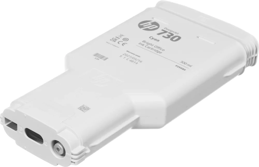 Картридж струйный HP 730 P2V68A голубой (300мл) для HP DJ T1700