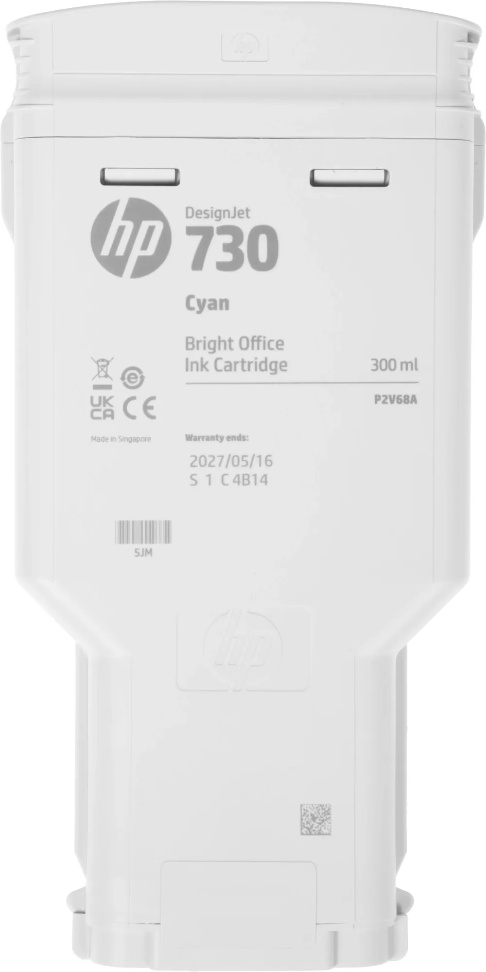 Картридж струйный HP 730 P2V68A голубой (300мл) для HP DJ T1700