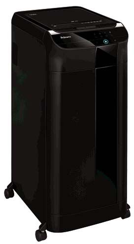 Шредер Fellowes AutoMax 550C с автоподачей (секр.P-4) фрагменты 550лист. 83лтр. скрепки скобы пл.карты CD