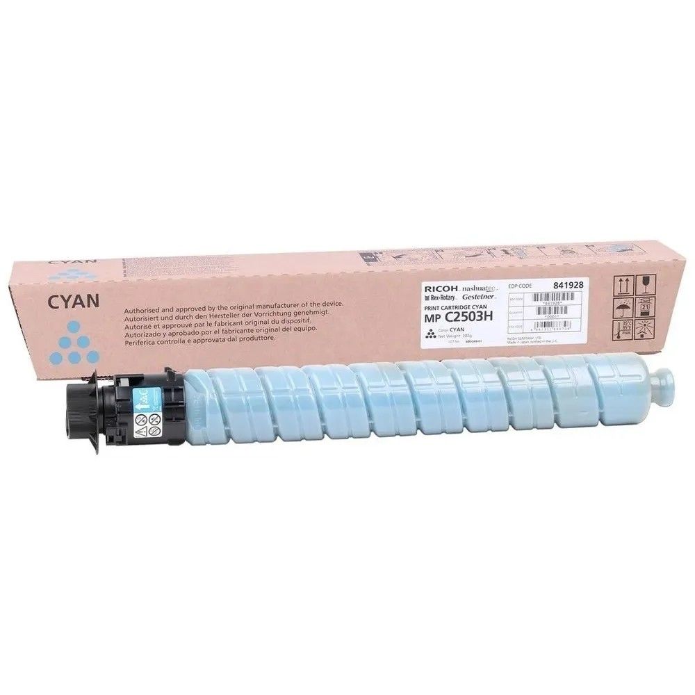 Картридж лазерный Ricoh MP C2503H 841928 голубой (9500стр.) для Ricoh MP C2003/C2503/C2011SP/C2004/C2504