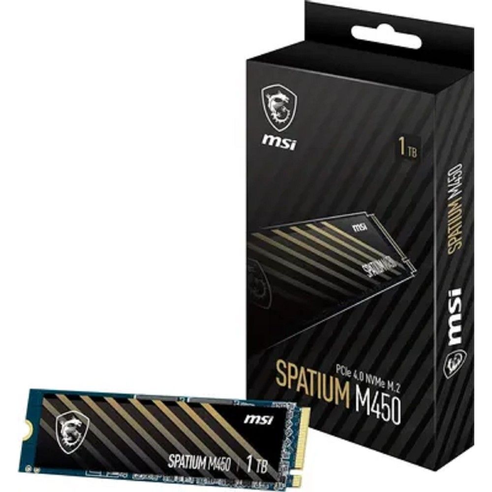 Твердотельный накопитель SSD MSI 1TB PCIe 4.0 NVMe M.2 SPATIUM M450