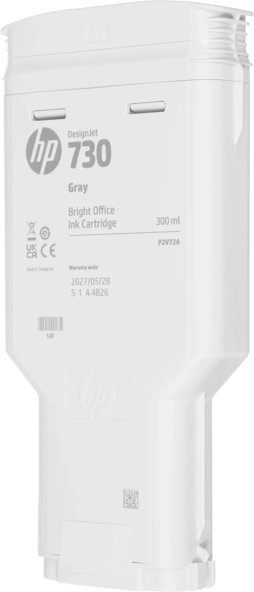 Картридж струйный HP 730 P2V72A серый (300мл) для HP DJ T1700