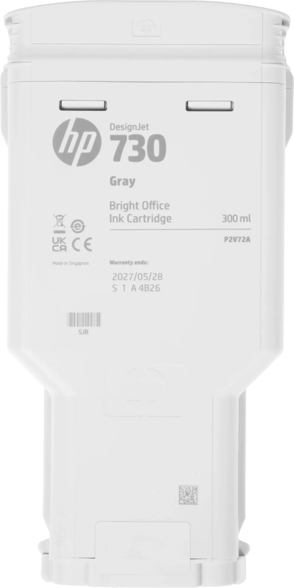Картридж струйный HP 730 P2V72A серый (300мл) для HP DJ T1700