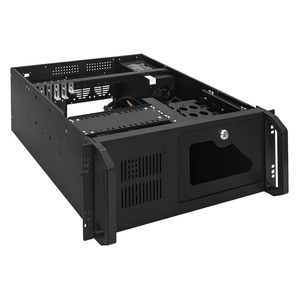 Exegate EX300077RUS Серверный корпус ExeGate Pro 4U450-26/4U4020S <RM 19", высота 4U, глубина 450, БП 1000PAS, USB>