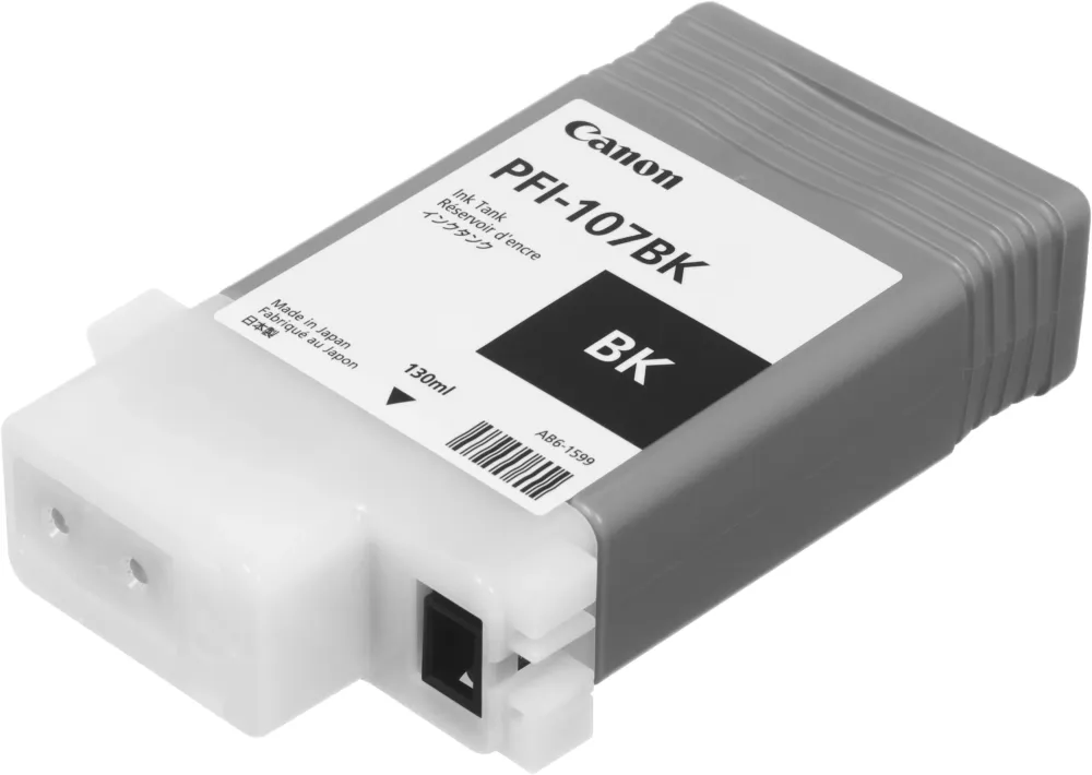 Картридж струйный Canon PFI-107BK 6705B001 черный (130мл) для Canon iP F680/685/780/785