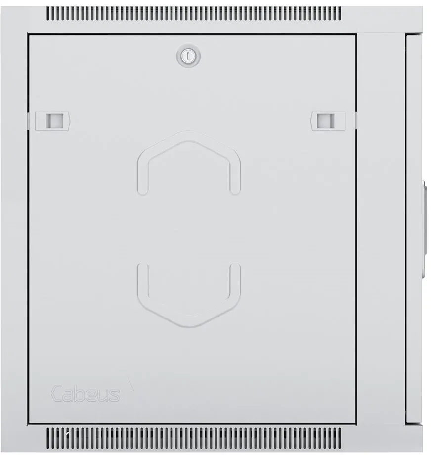 Cabeus SH-05F-9U60/45 Шкаф телекоммуникационный настенный 19" 9U 600x450x501mm (ШхГхВ) дверь стекло