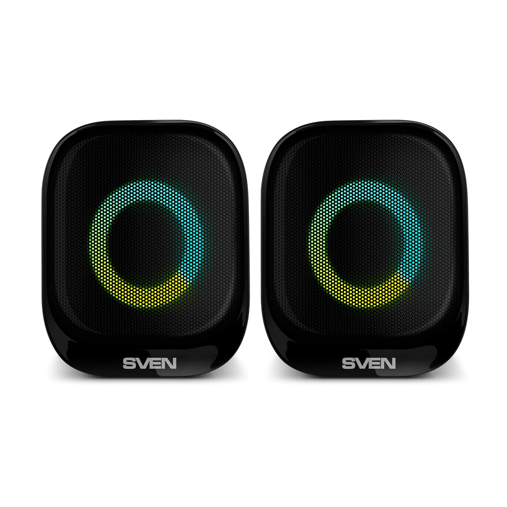 SVEN АС SVEN G345, черный (10 Вт, RGB, питание USB, Bluetooth)