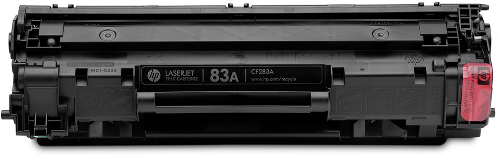 Картридж лазерный HP 83A CF283A черный бар.в компл. (1500стр.) для HP LJ Pro M125nw/M127fw