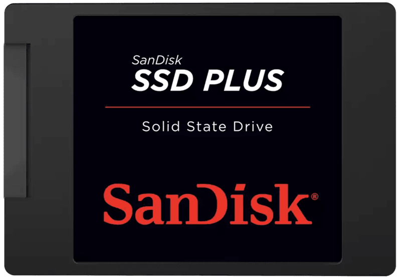 Твердотельный накопитель SanDisk SSD PLUS 2,5” SATA 250Gb, SDSSDA-250G-G28, 1 year