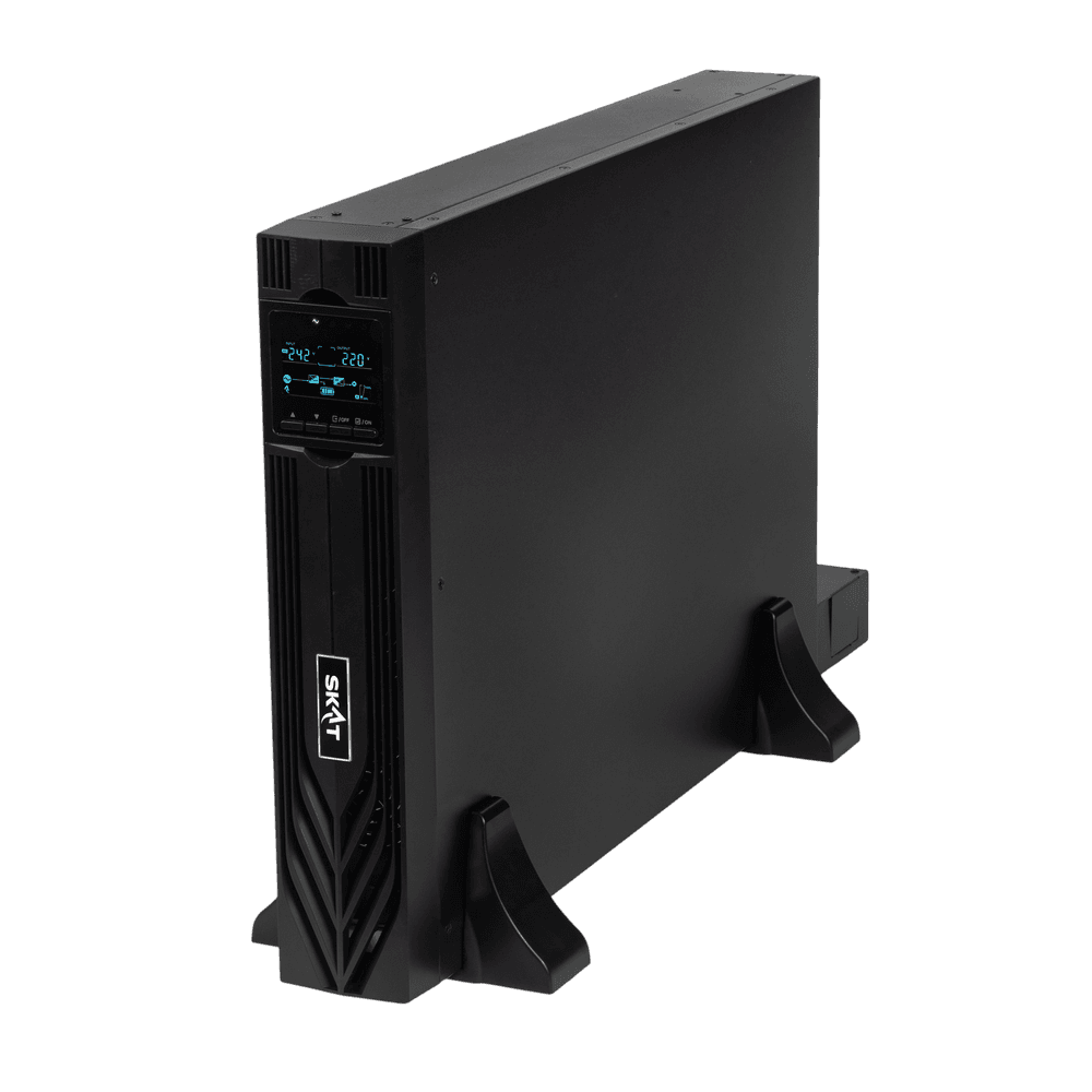 Источник бесперебойного питания  (8776) SKAT-UPS 6000-RACK-ON P3 - ИБП 6 кВт, On-Line, синус, внешн. АКБ 192В, ток заряда 15А