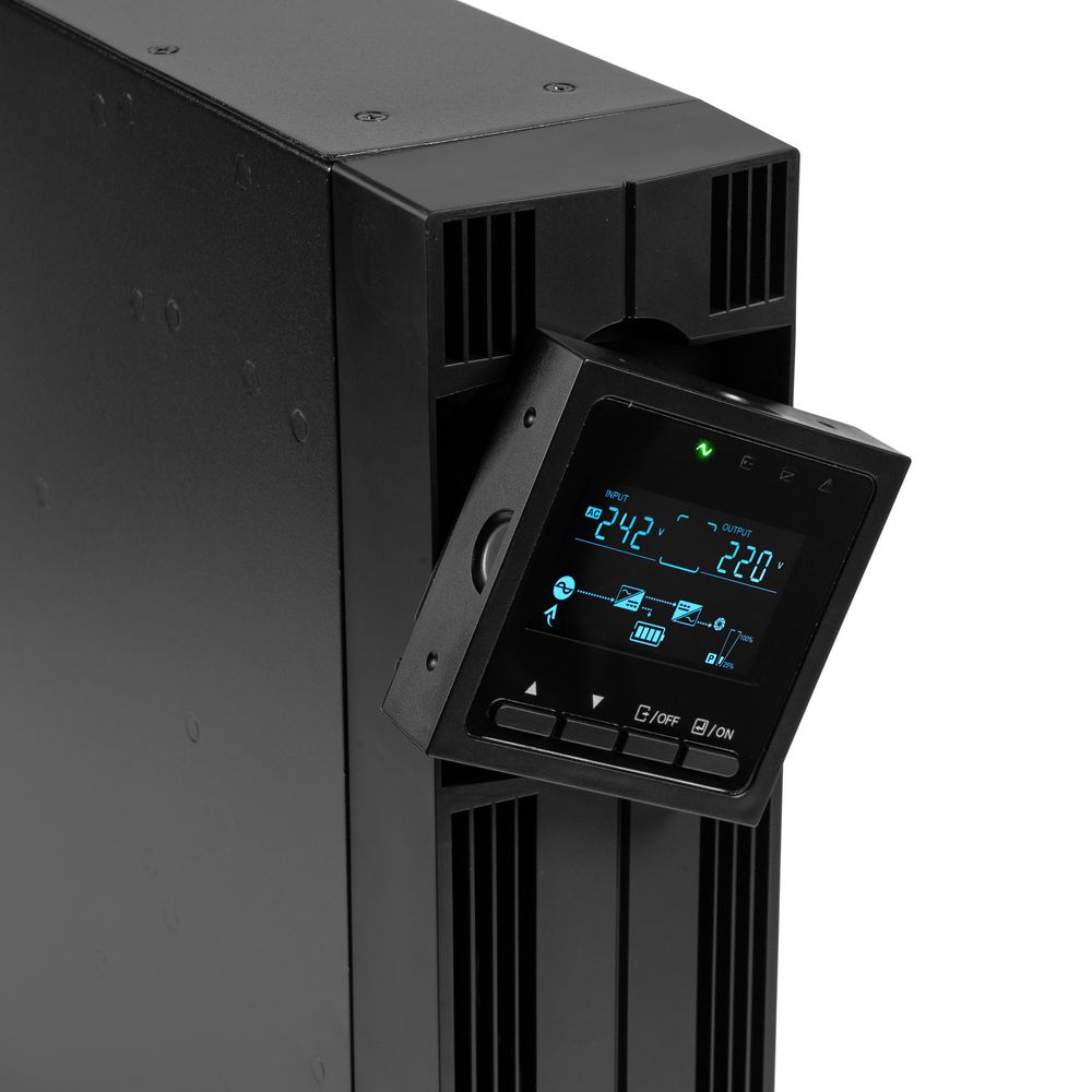 Источник бесперебойного питания  (8776) SKAT-UPS 6000-RACK-ON P3 - ИБП 6 кВт, On-Line, синус, внешн. АКБ 192В, ток заряда 15А