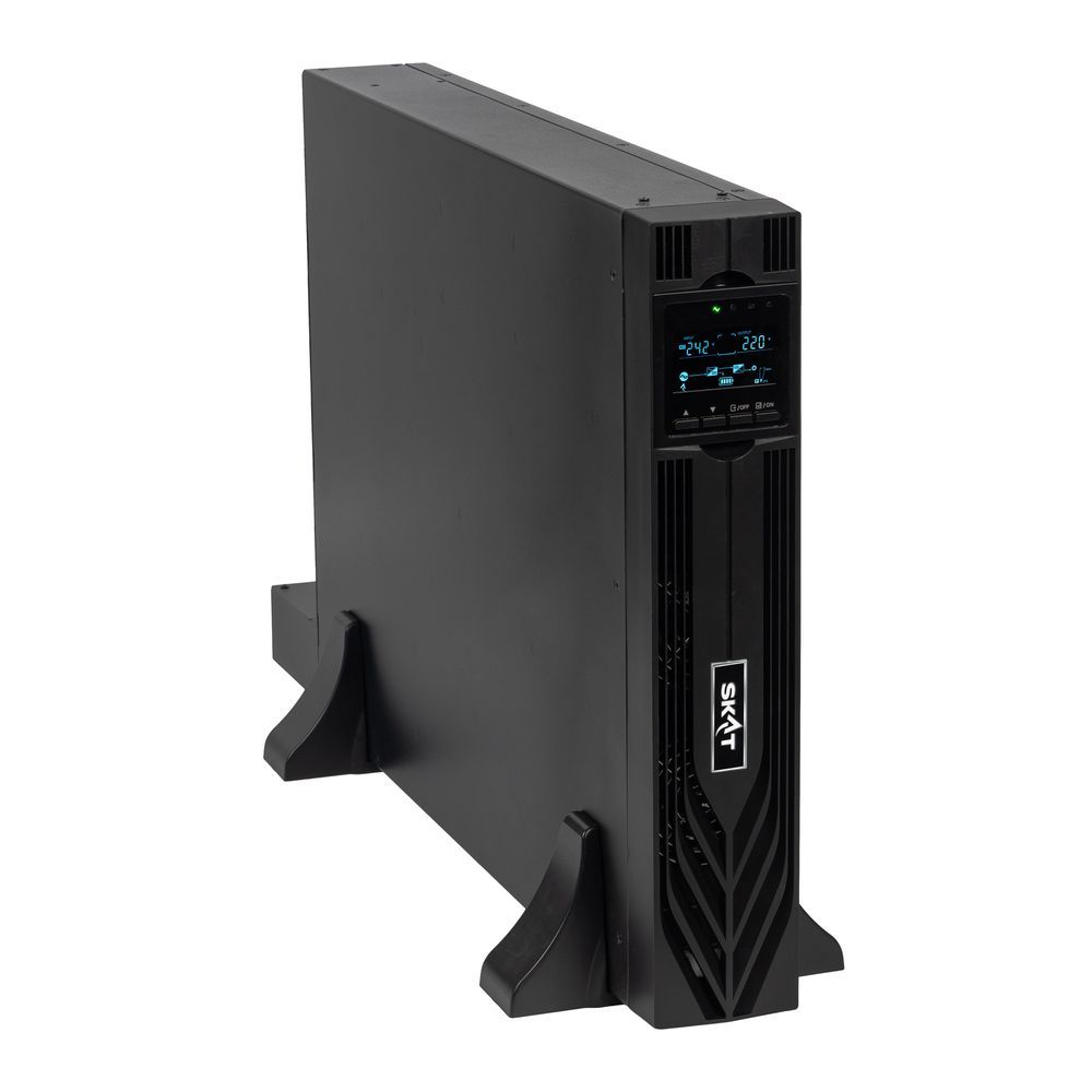 Источник бесперебойного питания  (8776) SKAT-UPS 6000-RACK-ON P3 - ИБП 6 кВт, On-Line, синус, внешн. АКБ 192В, ток заряда 15А