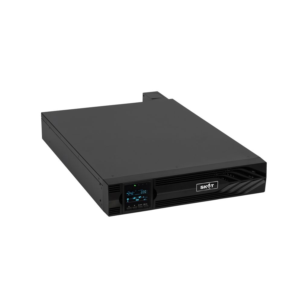 Источник бесперебойного питания  (8776) SKAT-UPS 6000-RACK-ON P3 - ИБП 6 кВт, On-Line, синус, внешн. АКБ 192В, ток заряда 15А