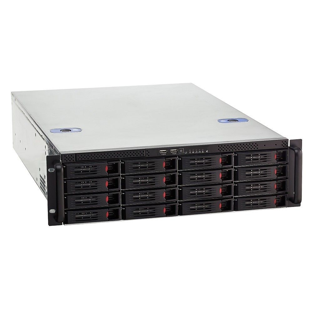 Exegate EX281301RUS Серверный корпус ExeGate Pro 3U660-HS16 <RM 19",  высота 3U, глубина 660, БП 2U-700ADS,16xHotSwap, USB>