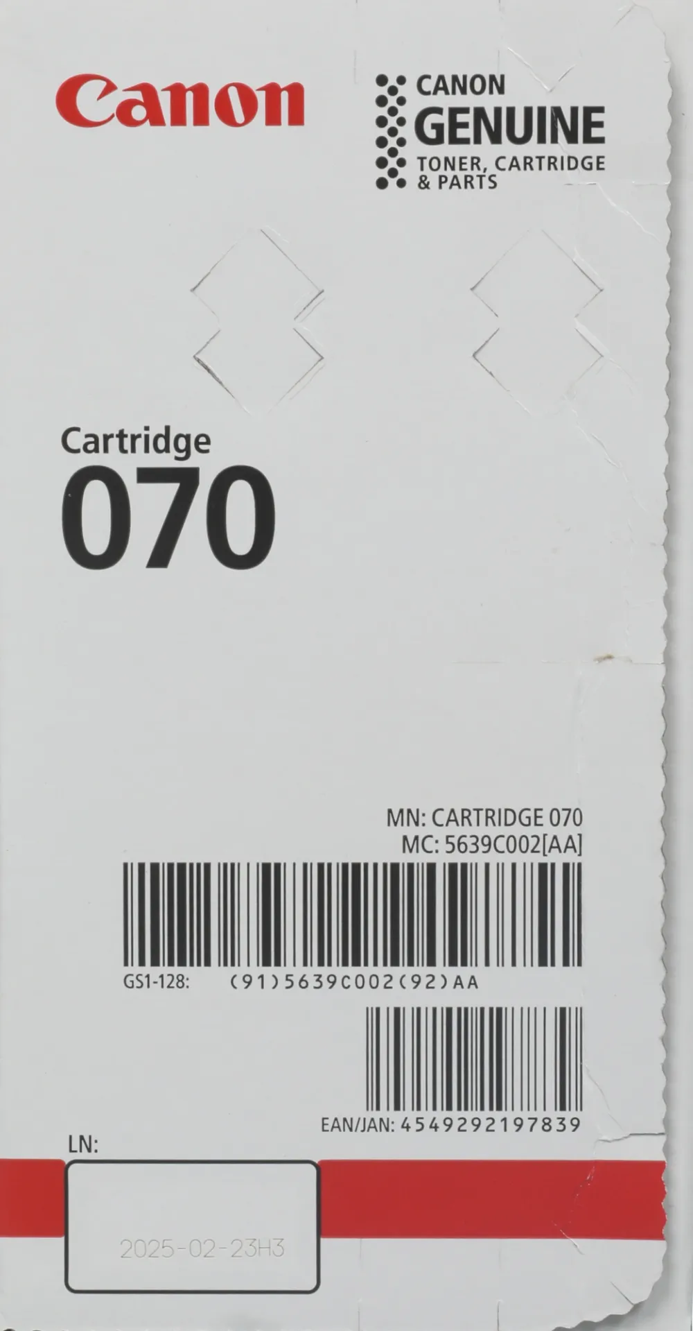 Картридж лазерный Canon 070 5639C002 черный бар.в компл. (3000стр.) для Canon i-SENSYS MF461DW MF461, MF463DW MF463, MF465dw MF465
