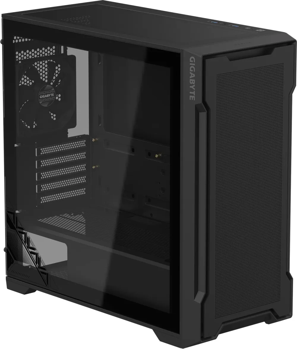 Корпус Gigabyte C102G MidTower, mATX, USB3.0x2, Audio I/O, GPU:410mm, Black, TG