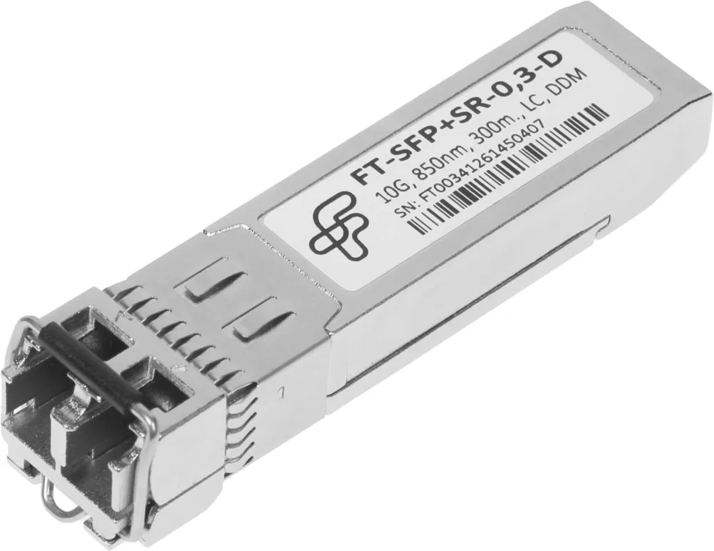 Трансивер Future Technologies FT-SFP+SR-0,3-D SFP+ MM 10Гбит/с Tx:850нм до 0.3км