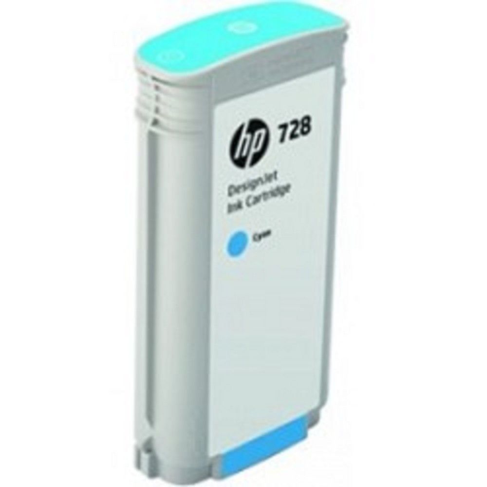 Картридж струйный HP 728 F9J67A голубой (130мл) для HP DJ T730/T830
