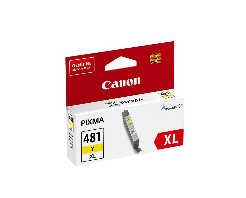 Картридж струйный Canon CLI-481XLY 2046C001 желтый (8.3мл) для Canon Pixma TS6140/TS8140TS/TS9140/TR7540/TR8540