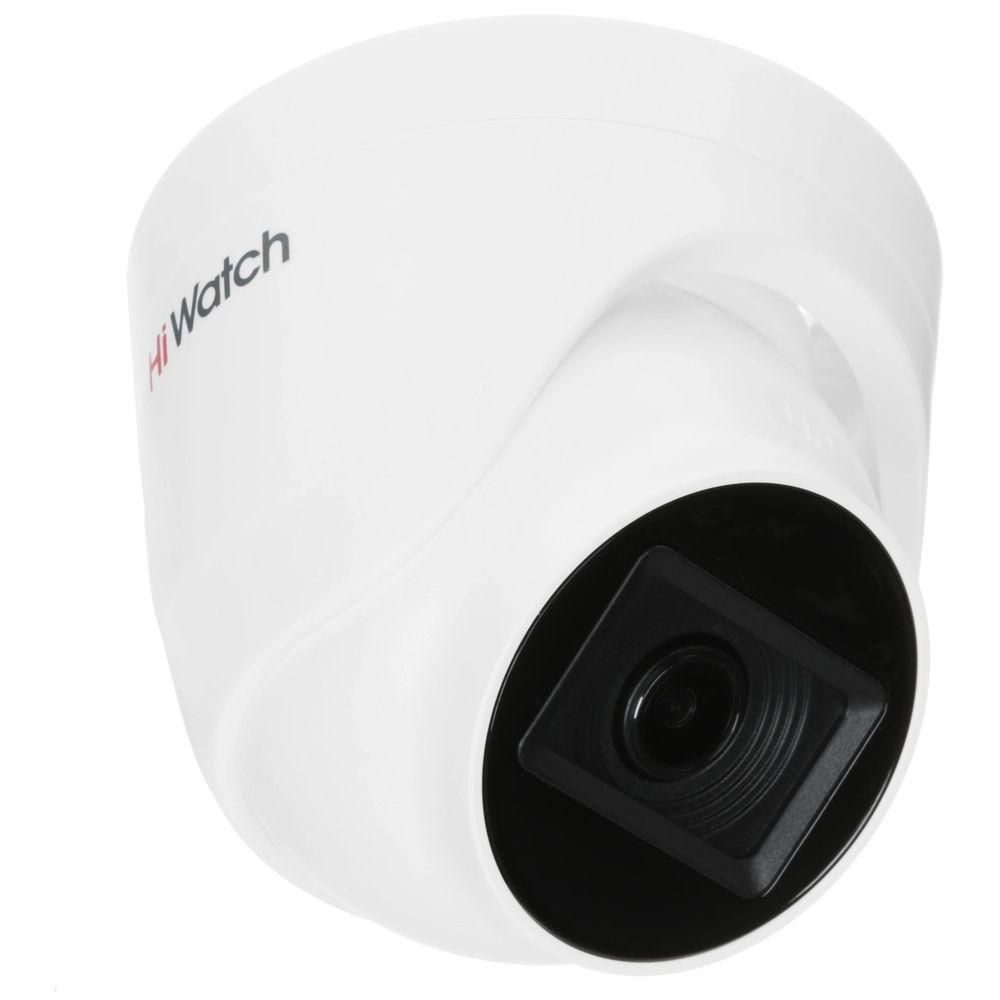 Камера видеонаблюдения аналоговая HiWatch Ecoline HDC-T020-P(B)(2.8MM) 2.8-2.8мм HD-CVI HD-TVI цв. корп.:белый