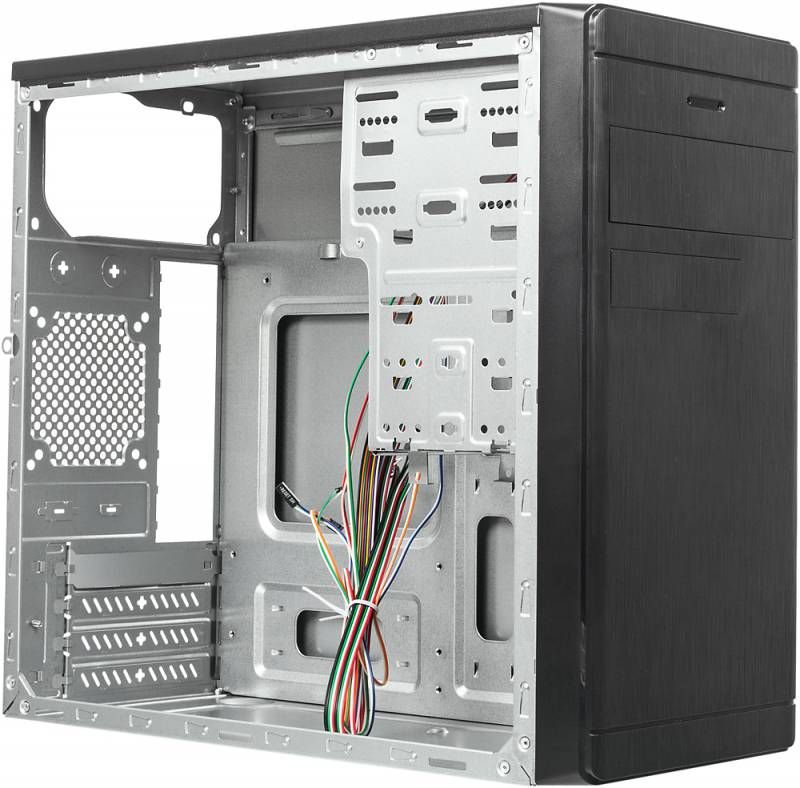 Корпус LinkWorld VC-05M06 черный без БП mATX 2x80mm 2x92mm 2x120mm 2xUSB2.0 audio