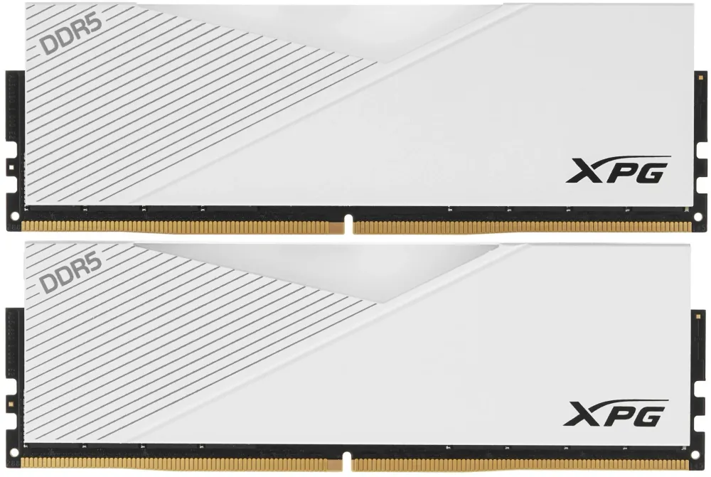 Модуль памяти ADATA 64GB DDR5 6400 DIMM XPG Lancer RGB 2*32, 1.4V, CL32-39-39, On-Die ECC, Power Management IC, white