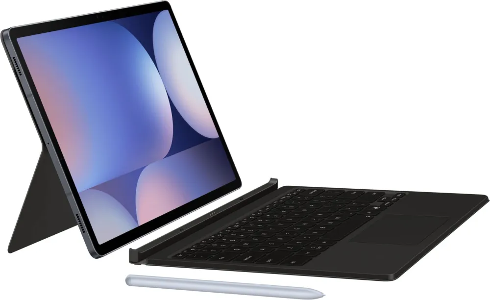 Чехол-клавиатура Samsung для Samsung Galaxy Tab S9+/S9 FE+/S10+ Book Cover Keyboard поликарбонат/полиуретан черный (EF-DX825UBRGRU)