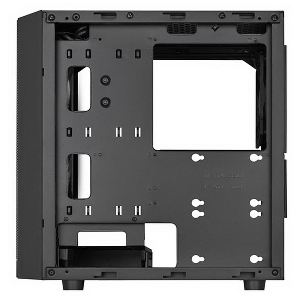 Корпус Silverstone SST-PS15B-PRO Precision Mini Tower Micro ATX Computer Case, tempered glass, 2x 120mm ARGB, 1x ARGB Controller, black