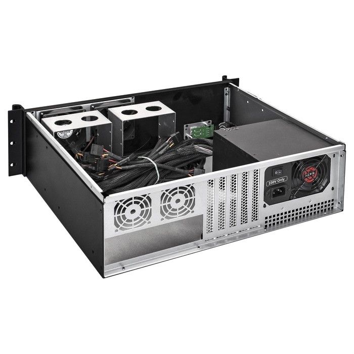 Exegate EX292702RUS Серверный корпус ExeGate Pro 3U390-11 <RM 19", высота 3U, глубина 390, БП 500ADS, USB>