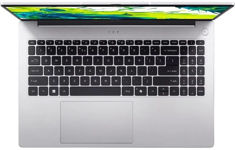 Ноутбук Acer Aspire Lite AL15-44P-R01T Ryzen 5 7430U 16Gb SSD512Gb AMD Radeon Graphics 15.6" IPS FHD (1920x1080) без ОС silver WiFi BT Cam (NX.DJZEX.001)