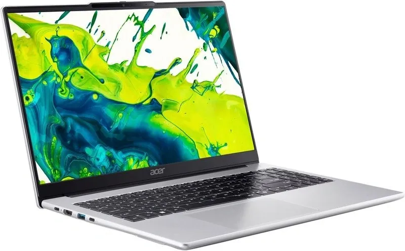 Ноутбук Acer Aspire Lite AL15-44P-R01T Ryzen 5 7430U 16Gb SSD512Gb AMD Radeon Graphics 15.6" IPS FHD (1920x1080) без ОС silver WiFi BT Cam (NX.DJZEX.001)
