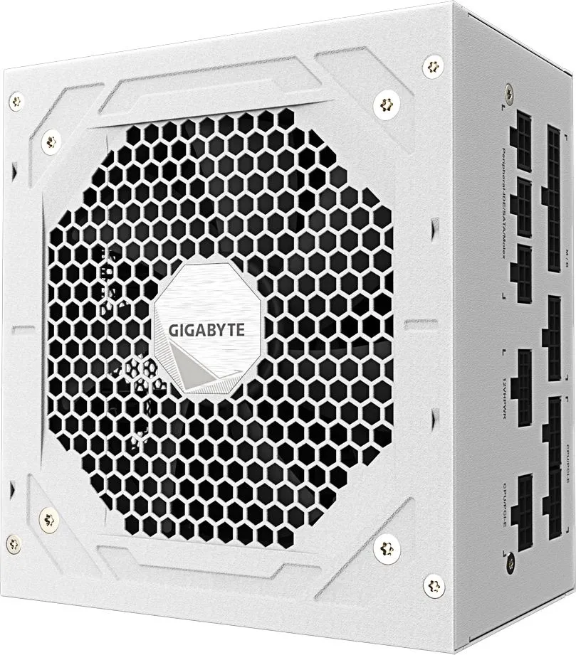 Блок питания Gigabyte ATX 850W GP-UD850GM Gen.5 snow 80+ gold (20+4pin) APFC 120mm fan 8xSATA Cab Manag RTL