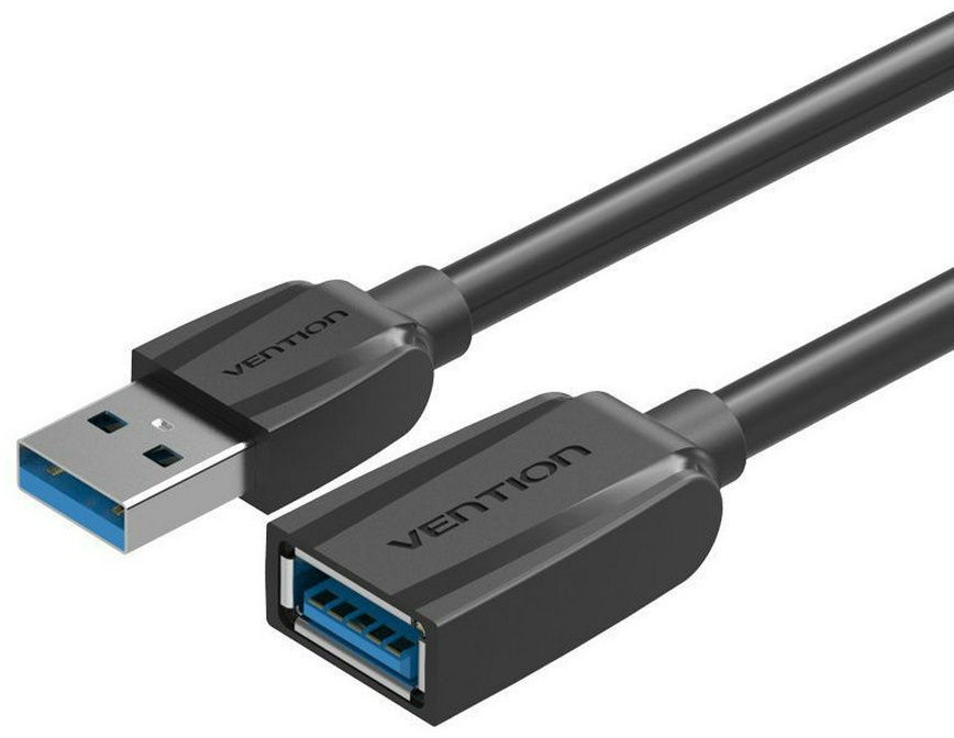 Кабель-удлинитель Vention USB 3.0 AM/AF - 3м Black Edition