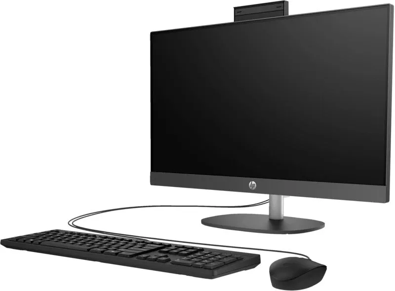 Моноблок HP ProOne 240 G10 23.8" Full HD i7 1355U (1.7) 16Gb SSD512Gb UHDG FreeDOS GbitEth WiFi BT 90W клавиатура мышь Cam черный 1920x1080