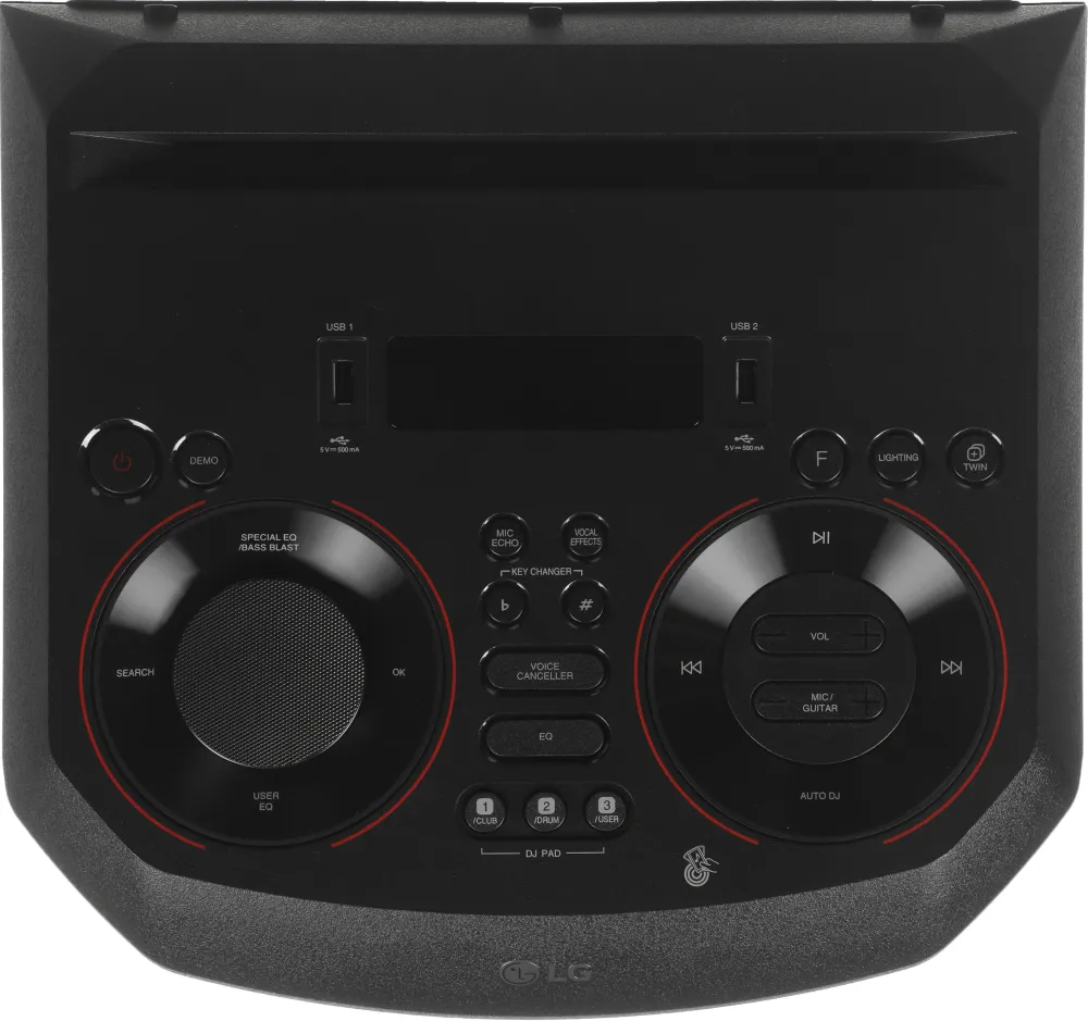 Минисистема LG XBOOM RNC9 черный 600Вт FM USB BT