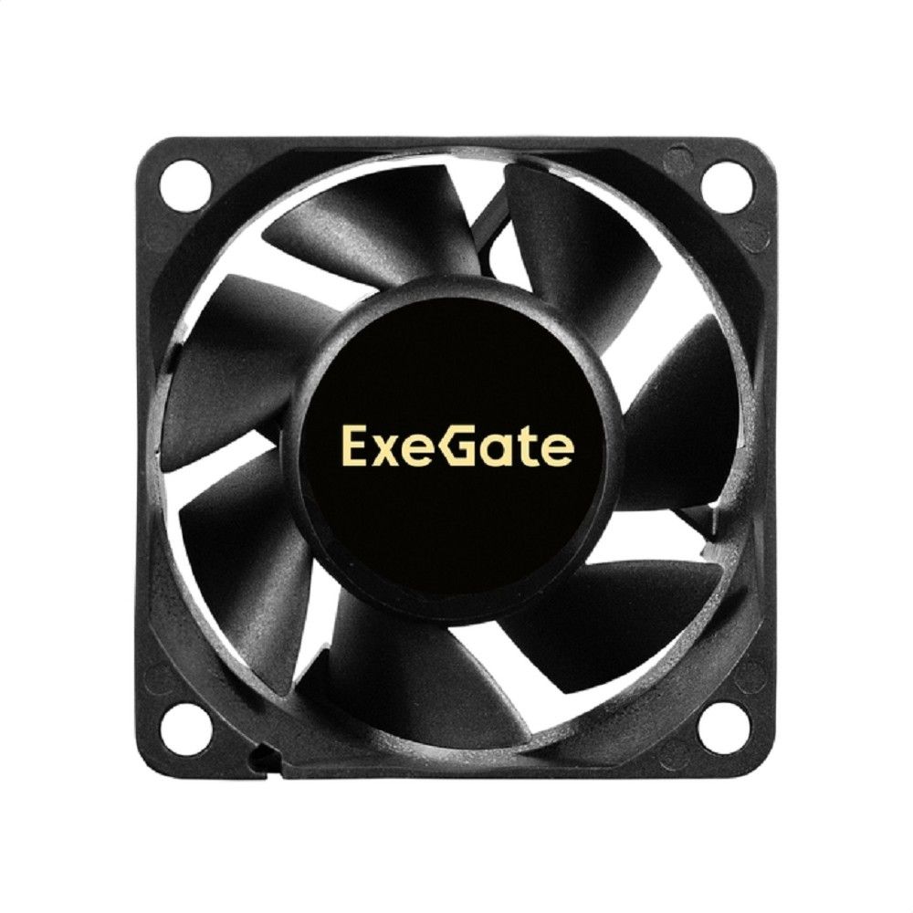 Exegate EX297037RUS Вентилятор 12В DC ExeGate ExtraPower EP06025B3P (60x60x25 мм, 2-Ball (двойной шарикоподшипник), 3pin, 4500RPM, 31dBA)