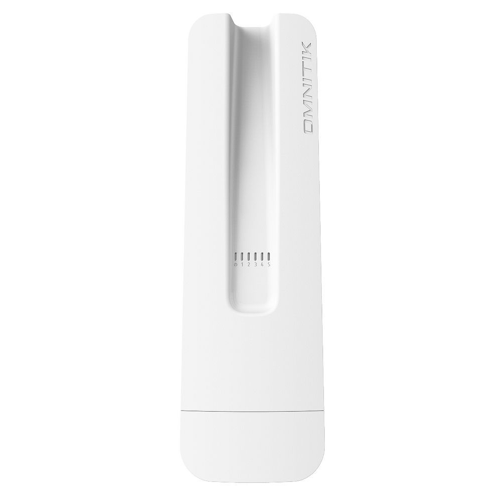 Маршрутизатор MIKROTIK RBOmniTikPG-5HacD OmniTIK 5 POE ac with 2 x 7.5dBi integrated 5GHz Omni antennas, High Gain Dual Chain 802.11an/ac wireless, 5xGigabit LAN (4 with POE -OUT), POE, PSU, pole mount, RouterOS L4,