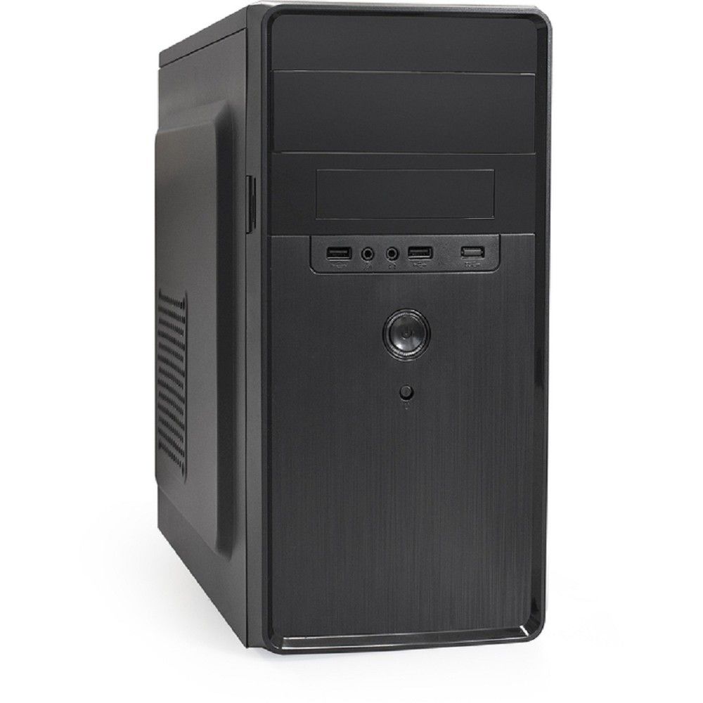 Exegate EX299294RUS Корпус Minitower ExeGate BA-309-UNS450 (mATX, БП UNS450 с вент. 12см, 2*USB, HD аудио, черный)
