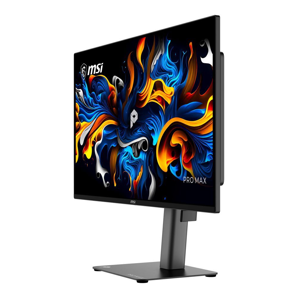 Монитор 26.5" MSI PRO MAX 271QPX14G QD-OLED, 2560x1440, 144Hz, 0,03ms, 250сd/m, 1500000:1 | 2xHDMI(2.1), DP(1.4a), Type-C(PD-15W) | HAS, Pivot, Swivel, InPSU, Speakers, Vesa 100, Black