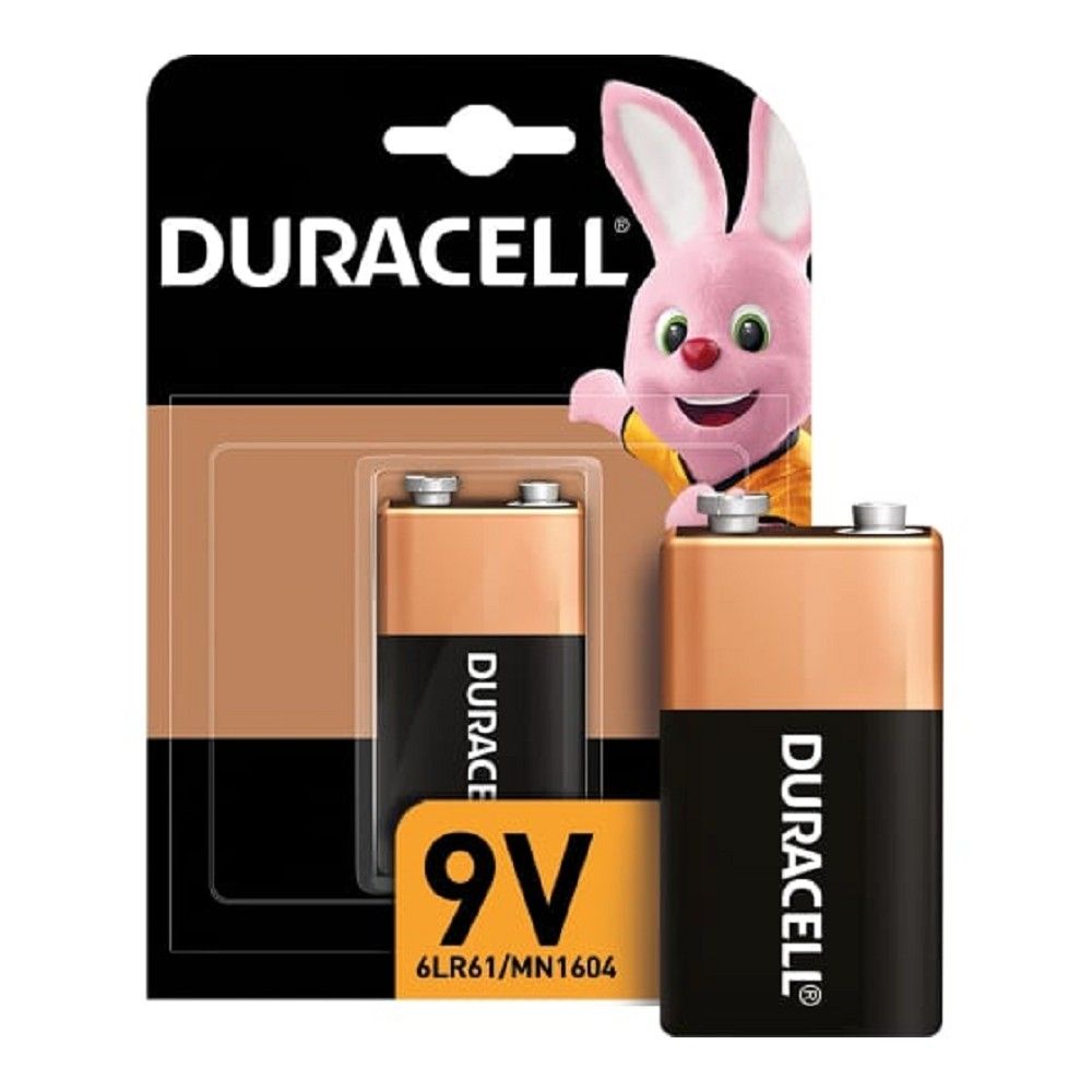 Duracell 6LR61-1BL/6LF22 9V (1 шт. в уп-ке) алкалиновые, крона [MN1604] 6LP3146/MN1604