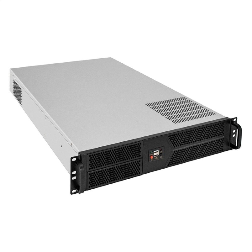 Exegate EX298475RUS Серверный корпус ExeGate Pro 2U650-05 <RM 19", высота 2U, глубина 650, БП 2U-1000ADS, 2*USB>