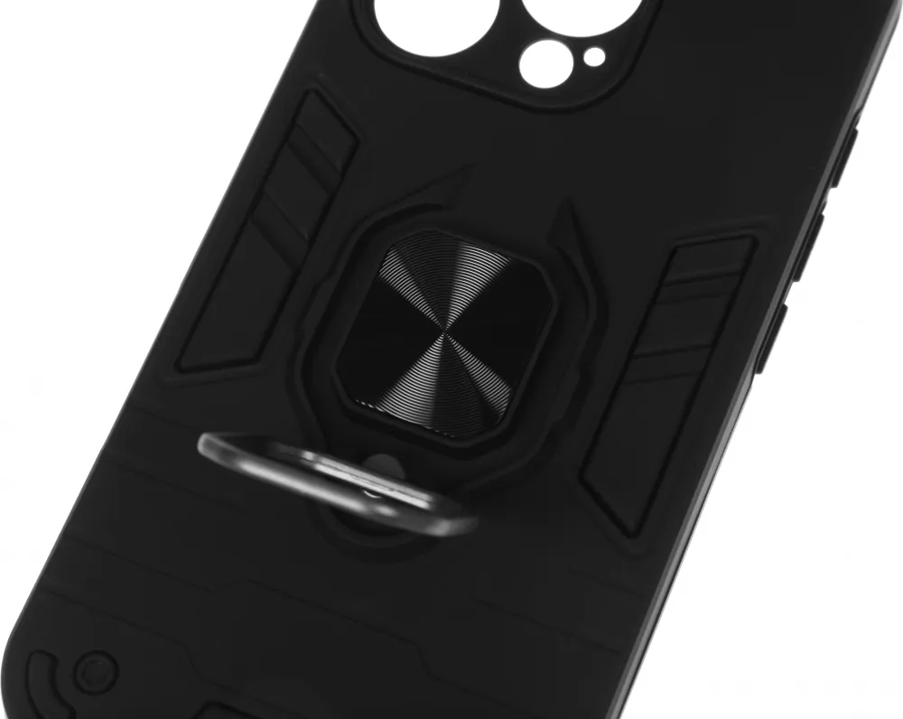 Чехол (клип-кейс) BoraSCO для Apple iPhone 16 Pro Anti-Shok Case черный (74534)
