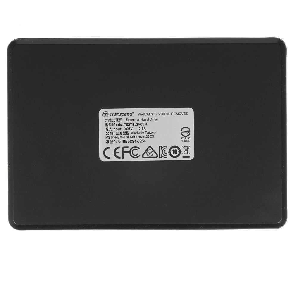 Transcend Portable HDD 2Tb StoreJet TS2TSJ25C3N {USB 3.0, 2.5"}